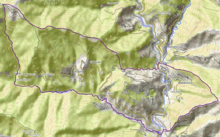 Carte topographique