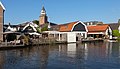 Bodegraven, church (the Sint Galluskerk) from the Oude Rijn