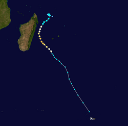 Carte de la trajectoire.