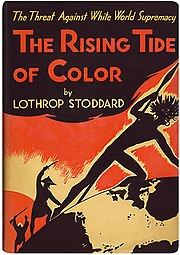 Dust jacket of the book The Rise of the Colored Empires by Lothrop Stoddard