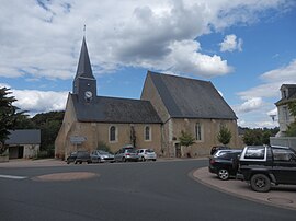 The church of Saint-Pierre-du-Lorouër