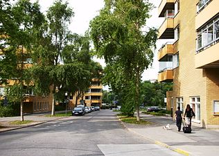 Bostadsområdet Ekensberg (1980-tal) arkitekt Lars Bryde.