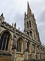 Exterior and spire.