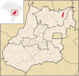 Teresina de Goiás – Mappa