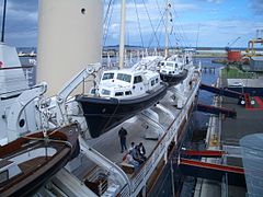 Vue du pont supérieur.