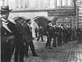 La Garde blanche à Siltasaari lors des émeutes de Hakaniemi en août 1906.