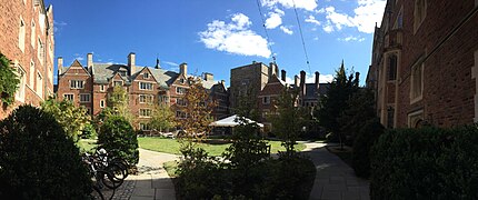 Hopper College courtyard