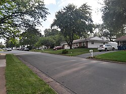 Houses in the Sterling Park neighborhood, June 2023