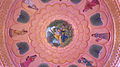 Art on the Dome inside the temple