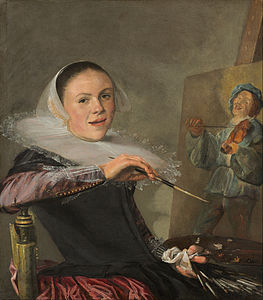 Self-Portrait, at and by Judith Leyster