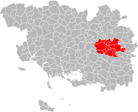 Localisation de Communauté de communes du Val d'Oust et de Lanvaux