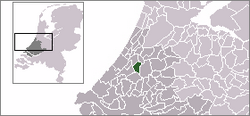 Location of Zoeterwoude-Dorp