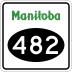 Provincial Road 482 marker