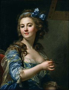 Self-Portrait, at and by Marie-Gabrielle Capet