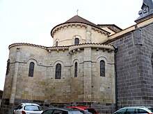 Chevet roman de l'église Notre-Dame