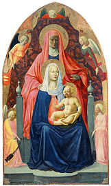 La Trinité mariale - Anne, Marie, Jésus - de Masolino et Masaccio.