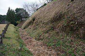 一宇治城址の空堀