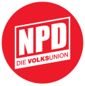 2010年與德意志人民聯盟（德語：Deutsche Volksunion）合併後的黨徽，使用至2013年