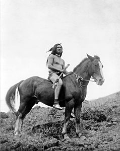 Nez Perce warrior, by Edward S. Curtis