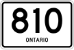 Highway 810 marker