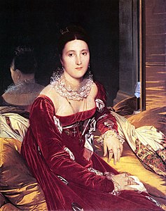 Jean-Auguste-Dominique Ingres, Portrait de Madame de Senonnes (1814).