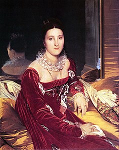 Portrait de Madame de Senonnes (1814), huile sur toile, 106 × 84 cm, Nantes, musée des Beaux-Arts.