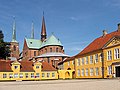 L'évêché de Roskilde derrière la cathédrale.