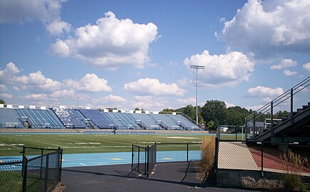 Home stands of Ravenna Stadium in 2009.