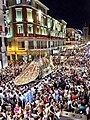 Aspecto de la Calle Larios en la noche del 12 de septiembre de 2015.