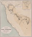 Lepsius's route in 1859, showing the inscriptions