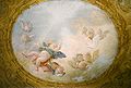 Fresque de Giovanni Scajario (1726-1792), Anges et Chérubins, plafond du palais Pisani de San Stefano à Venise.