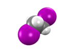 Space Filling model of 1,2-diiodoethane