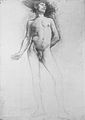 Study of a Standing Male Nude at the Metropolitan Museum of Art, 1885