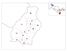 Distretto di Qumkurgan – Mappa