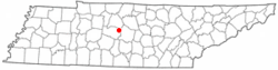 Location of Nolensville, Tennessee