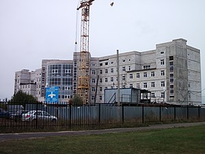 TvGU main building under construction