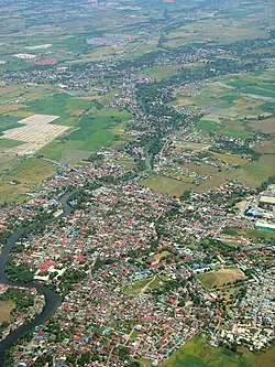 Aerial view of Tanza