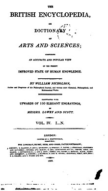 העמוד הראשון בכרך הרביעי, 1809