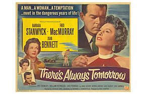 Description de l'image There's Always Tomorrow poster.jpg.