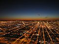 Westward view from Willis Tower