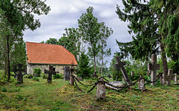 Vilivalla kyrkogård och kapell.