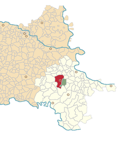 Location of Vinkovci