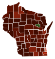 Image 35Map of counties in Wisconsin by racial plurality, per the 2020 U.S. census Legend Non-Hispanic White   40–50%   60–70%   70–80%   80–90%   90%+ Native American   80–90% (from Wisconsin)