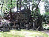 東吉野村にある吉村寅太郎の墓地