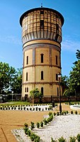 Water tower in Szprotawa, built 1867 by a company J&A Aird from Berlin