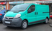 Facelift Vauxhall Vivaro (2012)