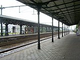 The two platforms in Meppel.