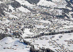 Adelboden gesehen vom Chuenisbärgli