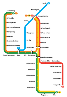 Image illustrative de l’article Métro d'Amsterdam