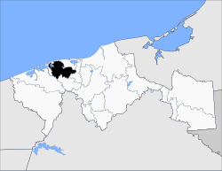 Location of the municipality in Tabasco.